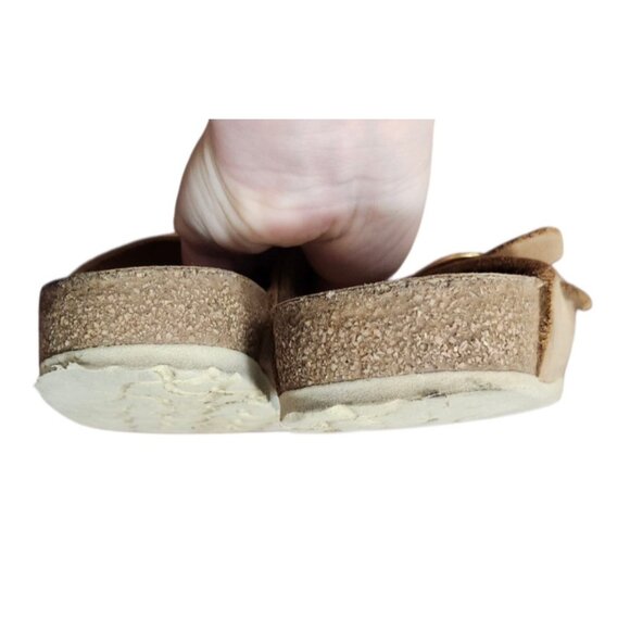 Birkenstock Arizona Big Buckle Narrow Slide Sandal Women Cognac Oiled Leather 39 - Picture 7 of 12